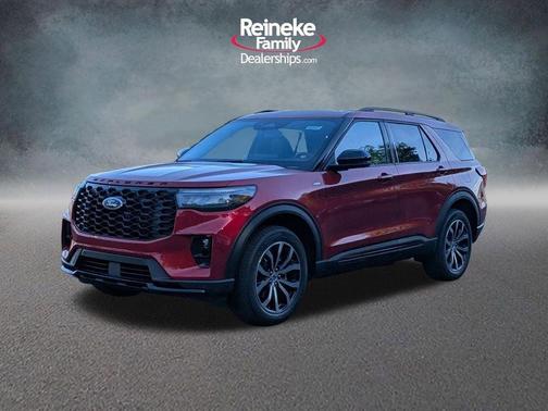 Rapid Red Metallic Tinted Clearcoat 2026 Ford Explorer ST-Line