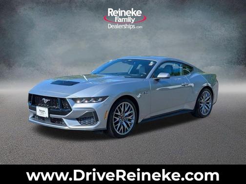 Iconic Silver Metallic 2025 Ford Mustang GT Premium