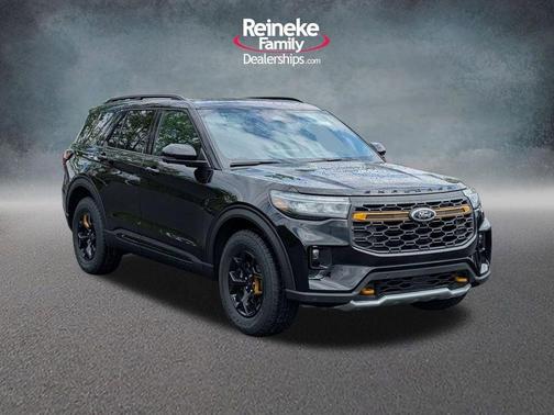 Agate Black Metallic 2026 Ford Explorer Tremor