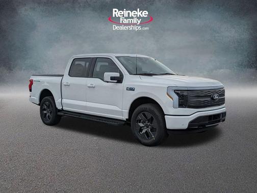 Oxford White 2025 Ford F-150 Lightning LARIAT