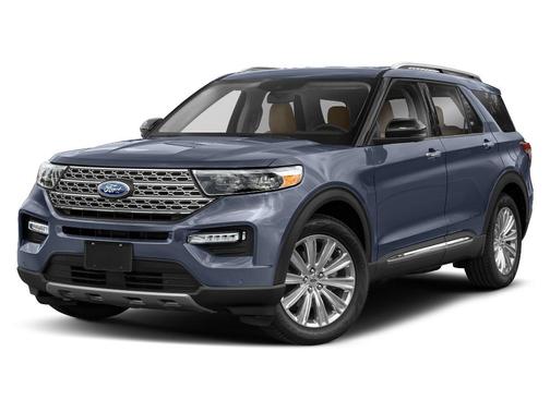 Blue Metallic 2021 Ford Explorer Limited