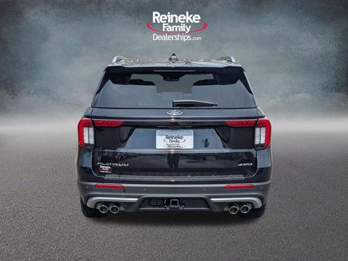 Agate Black Metallic 2025 Ford Explorer Platinum