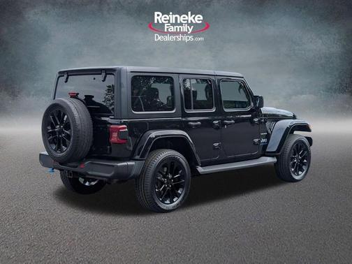 Black Clearcoat 2023 Jeep Wrangler 4xe Sahara