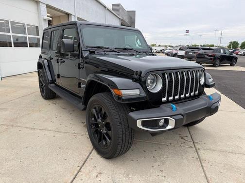 Black Clearcoat 2023 Jeep Wrangler 4xe Sahara