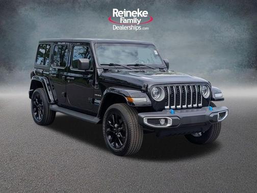 Black Clearcoat 2023 Jeep Wrangler 4xe Sahara