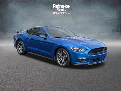 Lightning Blue Metallic 2017 Ford Mustang GT Premium