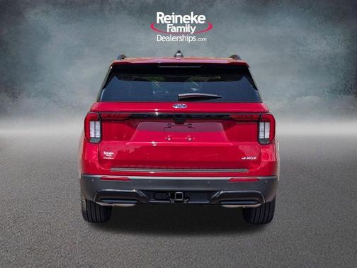 Rapid Red Metallic Tinted Clearcoat 2026 Ford Explorer ST-Line