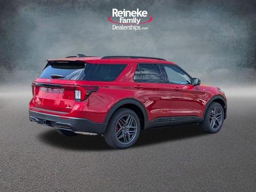 Rapid Red Metallic Tinted Clearcoat 2026 Ford Explorer ST-Line