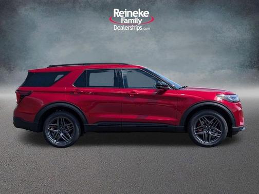 Rapid Red Metallic Tinted Clearcoat 2026 Ford Explorer ST-Line