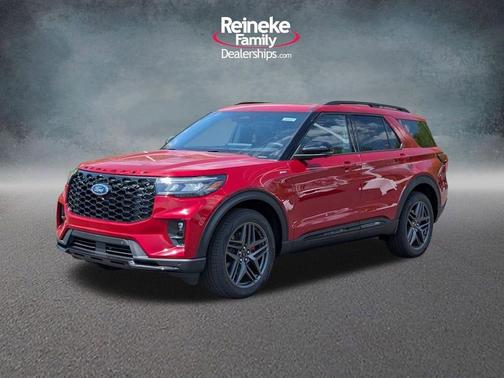 Rapid Red Metallic Tinted Clearcoat 2026 Ford Explorer ST-Line