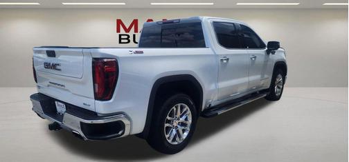 White Frost Tricoat 2019 GMC Sierra 1500 SLT