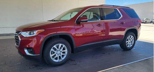 Cajun Red Tintcoat 2021 Chevrolet Traverse LT Cloth