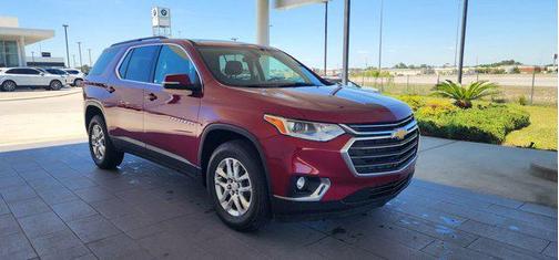 Cajun Red Tintcoat 2021 Chevrolet Traverse LT Cloth