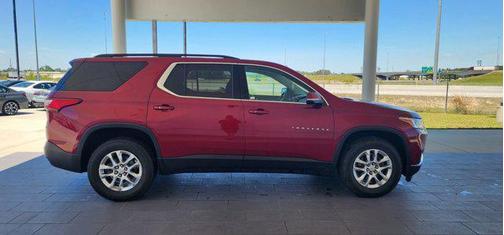 Cajun Red Tintcoat 2021 Chevrolet Traverse LT Cloth