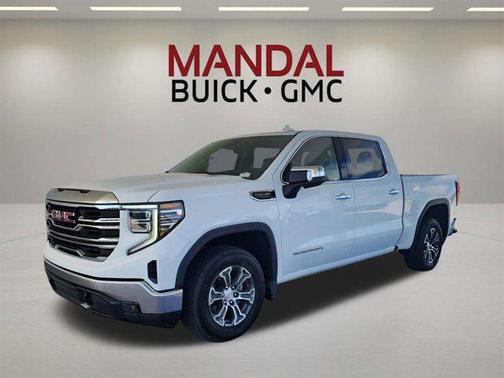Summit White 2025 GMC Sierra 1500 SLT