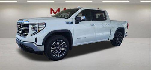 Summit White 2025 GMC Sierra 1500 SLT