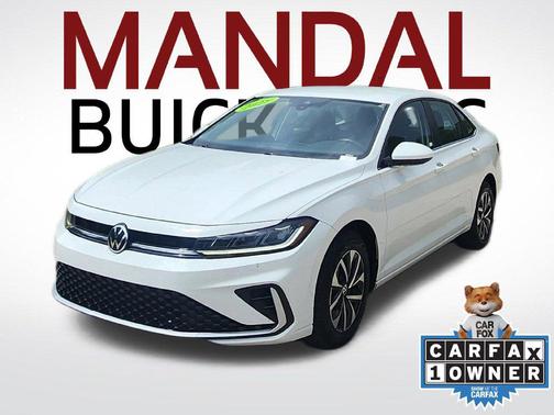 Pure White 2025 Volkswagen Jetta 1.5T S