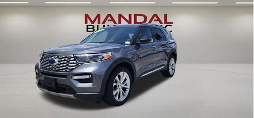 Carbonized Gray Metallic 2021 Ford Explorer Platinum