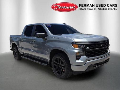 Sterling Gray Metallic 2024 Chevrolet Silverado 1500 Custom