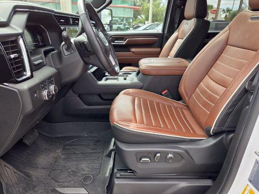White Frost Tricoat 2025 GMC Sierra 3500 Denali