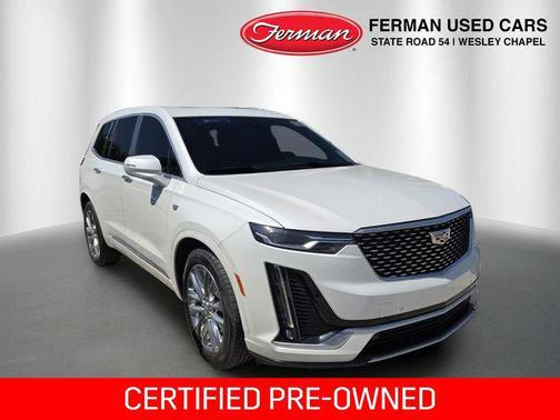 Crystal White Tricoat 2021 Cadillac XT6 Premium Luxury FWD