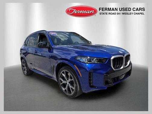 Marina Bay Blue Metallic 2025 BMW X5 M60i