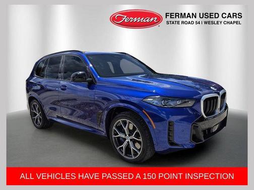 Marina Bay Blue Metallic 2025 BMW X5 M60i