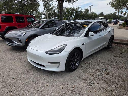 White 2021 Tesla Model 3 Standard Range Plus