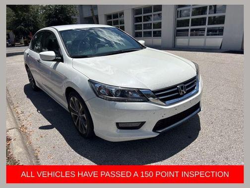 White Orchid Pearl 2014 Honda Accord Sport