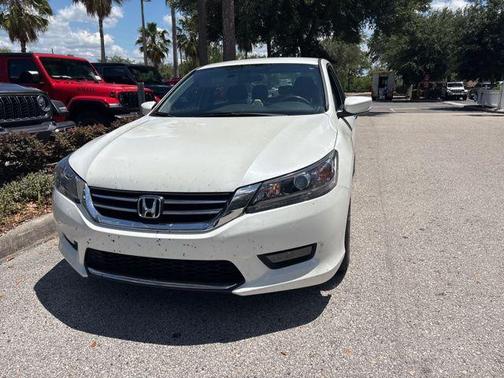 White Orchid Pearl 2014 Honda Accord Sport