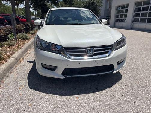 White Orchid Pearl 2014 Honda Accord Sport