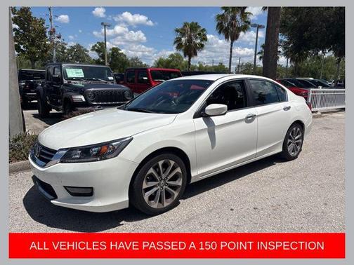 White Orchid Pearl 2014 Honda Accord Sport