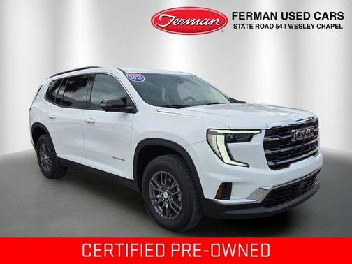 Summit White 2025 GMC Acadia FWD Elevation