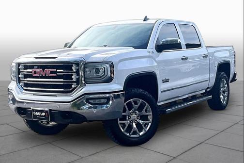 White Frost Tricoat 2018 GMC Sierra 1500 SLT