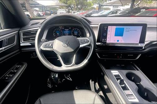 Pure White 2025 Volkswagen Atlas Cross Sport 2.0T SE