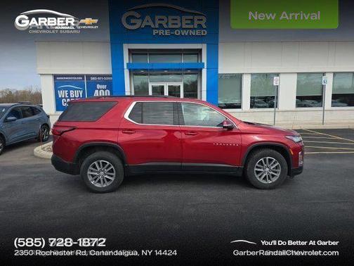 Radiant Red Tintcoat 2023 Chevrolet Traverse LT Cloth