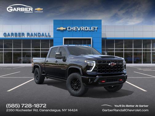 Black 2026 Chevrolet Silverado 2500 Crew Cab, Standard Bed, XR2, 4WD