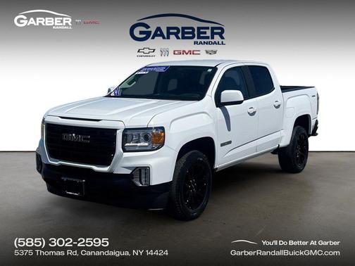 Summit White 2022 GMC Canyon Elevation