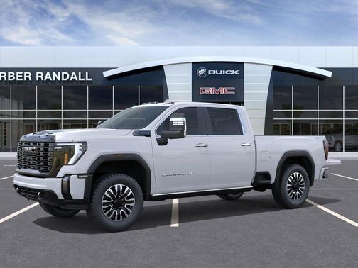Glacier White Tricoat 2026 GMC Sierra 2500 Denali Ultimate