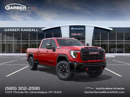 Volcanic Red Tintcoat 2026 GMC Sierra 2500 AT4X