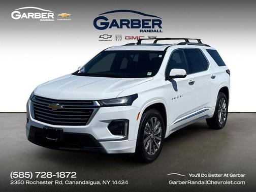 Summit White 2023 Chevrolet Traverse Premier