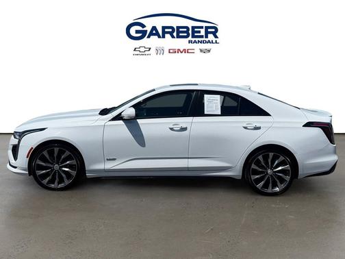 Summit White 2023 Cadillac CT4-V V-Series