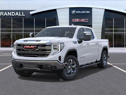 Glacier White Tricoat 2026 GMC Sierra 1500 SLT
