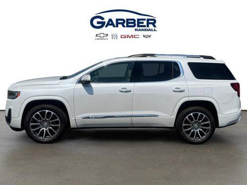 White Frost Tricoat 2023 GMC Acadia Denali