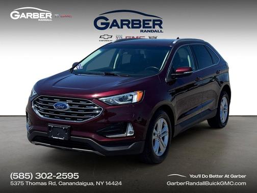 Burgundy 2019 Ford Edge SEL