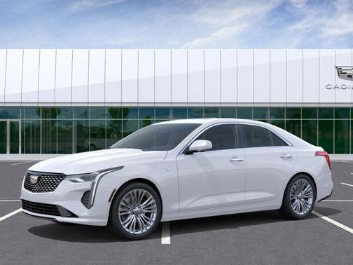 Summit White 2026 Cadillac CT4 Premium Luxury RWD