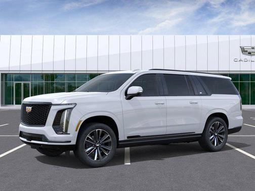Vibrant White Tricoat 2026 Cadillac Escalade ESV Sport