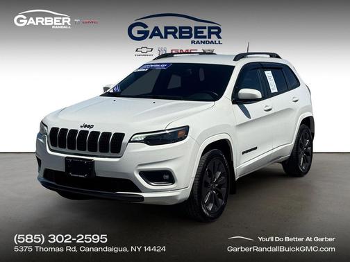 Pearl White Pearlcoat 2019 Jeep Cherokee Limited