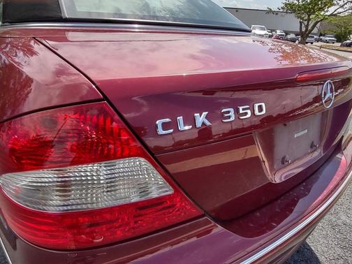 Storm Red Metallic 2008 Mercedes-Benz CLK-Class CLK 350