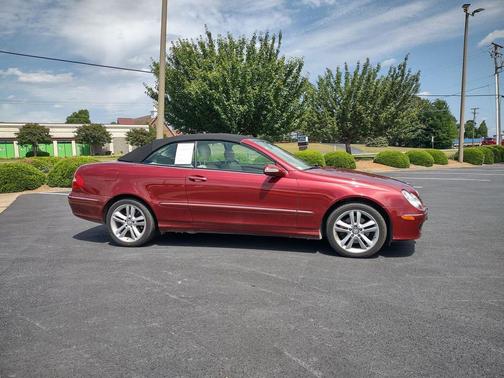 Storm Red Metallic 2008 Mercedes-Benz CLK-Class CLK 350